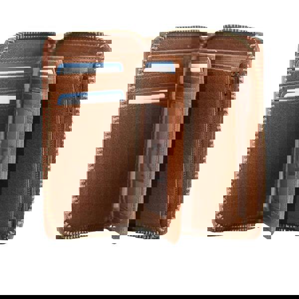 Mala Leather Bloomsbury Leather Zip Around Wallet