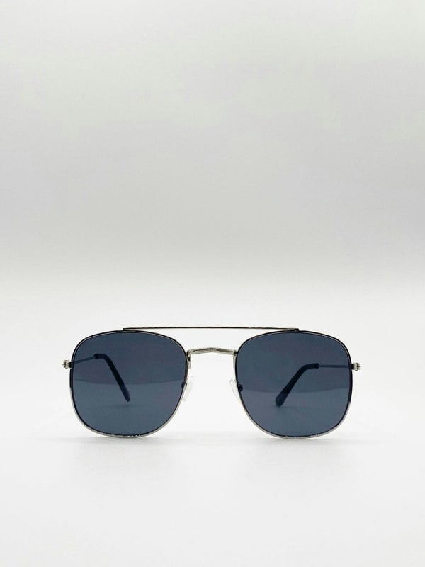 SVNX Aviator Style Double Bridge Sunglasses