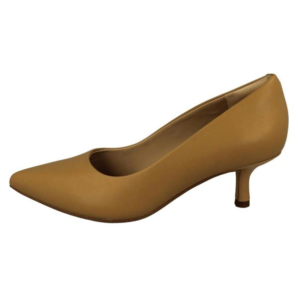 Clarks Ladies Clarks Mid Heeled Court Shoes Violet55 Rae