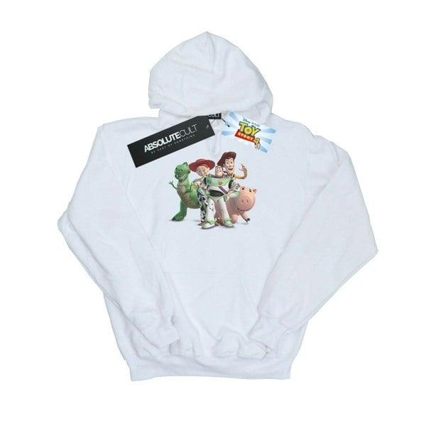 Disney Mens Toy Story 4 Group Hoodie - White