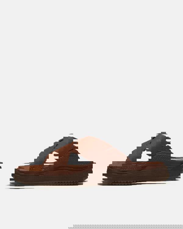 Timberland Casco Cove Cross Strap Full Grain Leather Mens Sandals - Rust | CHO | Designer Mens Sandals