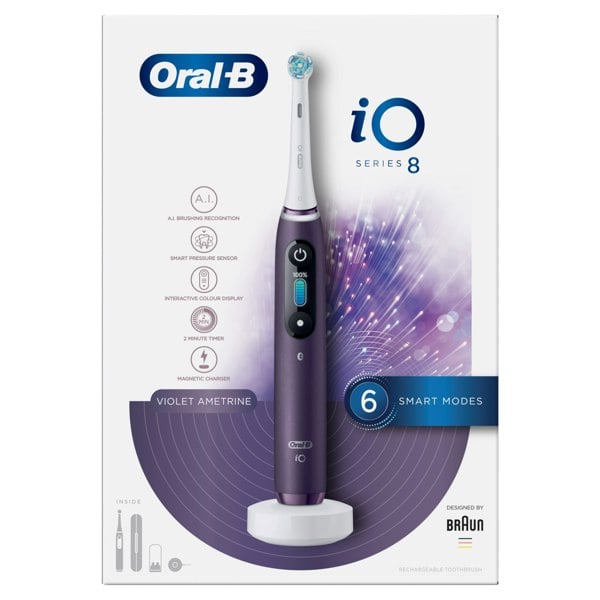 Oral-B iO 8 Electric Toothbrush - Violet