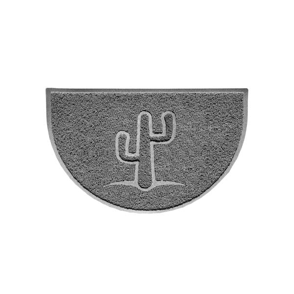 Nicoman Cactus Embossed Halfmoon Spaghetti Indoor/Outdoor Doormat