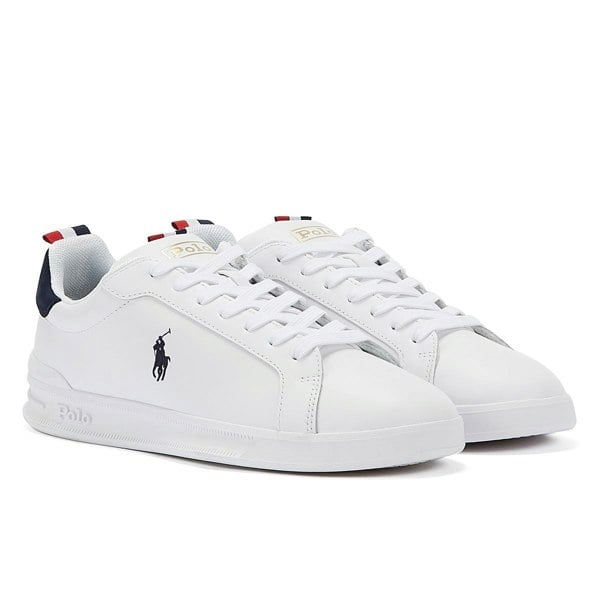 Ralph Lauren - 809860883003 Mens HRT CT II Sneakers Low White/Navy
