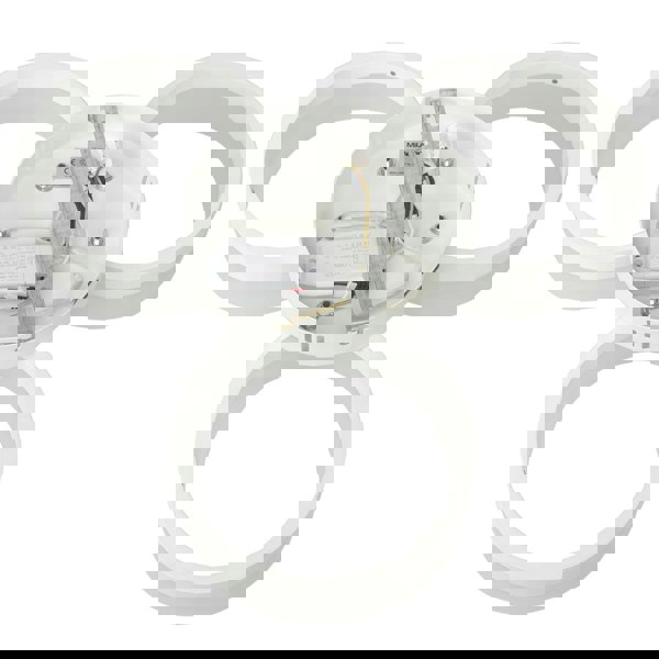 Milagro Ring 46CM LED Designer Pendant Lamp A Stunning Centrepiece Formed From 3 Hypnotic White Hoops 36W(150W) LED Hoop