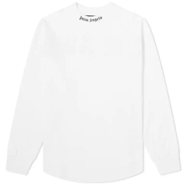 Palm Angels Doubled Logo T-Shirt White/Fuchsia - Supplied LuxuryPalm Angels