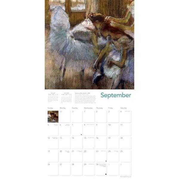 Degas' Dancers Calendar 2027, Wall Calendars, Month To View, Art, Gift