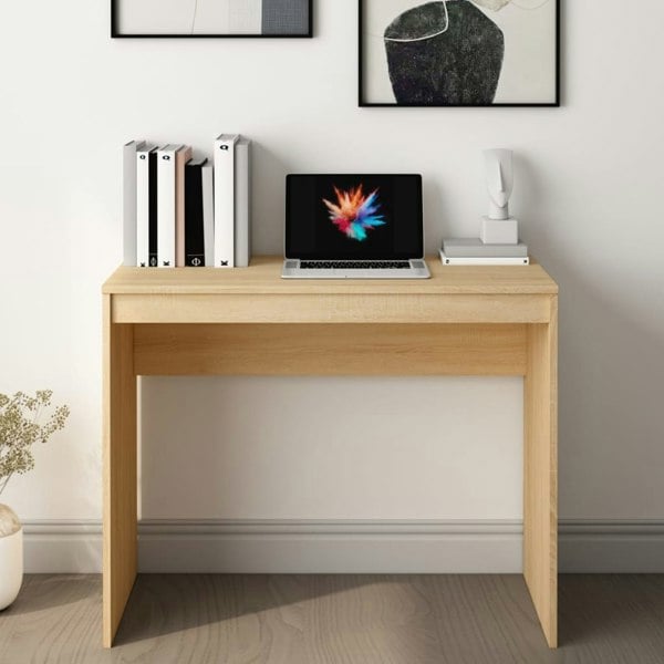 Berkfield Desk Sonoma Oak 90x40x72 cm Engineered Wood