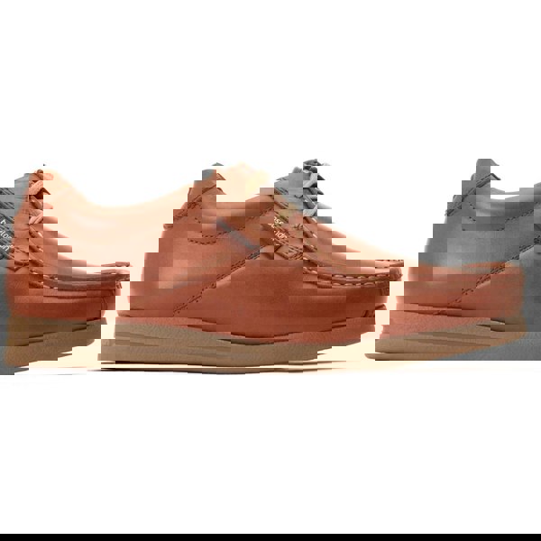 Base London Event Leather Men's SMU Tan Lace-Up Shoes
