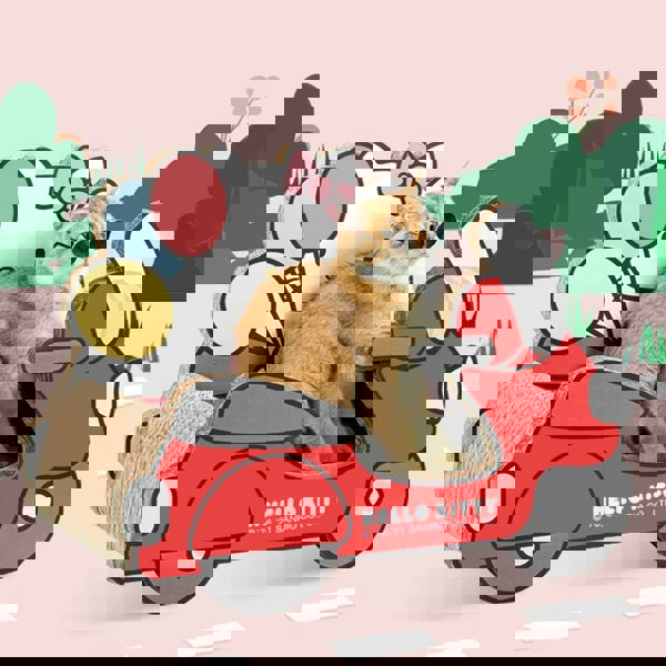 Pipi's Car, Cat Scratching Post, Cat Scratchers, Cat Toy, Cardboard-Weilai concept-Weilai Concept