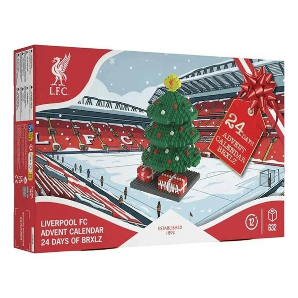 Liverpool FC BRXLZ Christmas Tree Advent Calendar, Advent Calendars And Cards, Month To View, Sports, Gift
