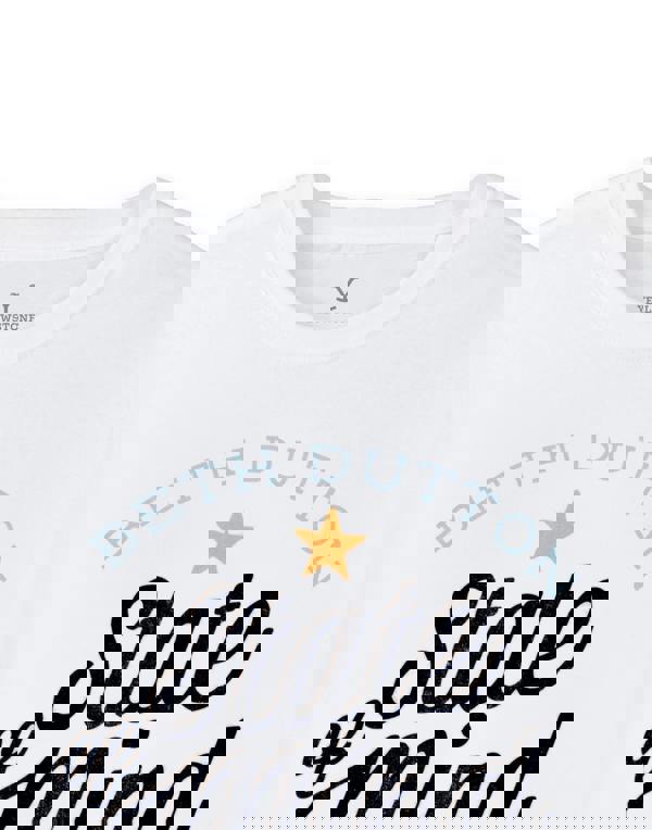 Yellowstone Womens White Beth Dutton State Of Mind Short Sleeved T-Shirt