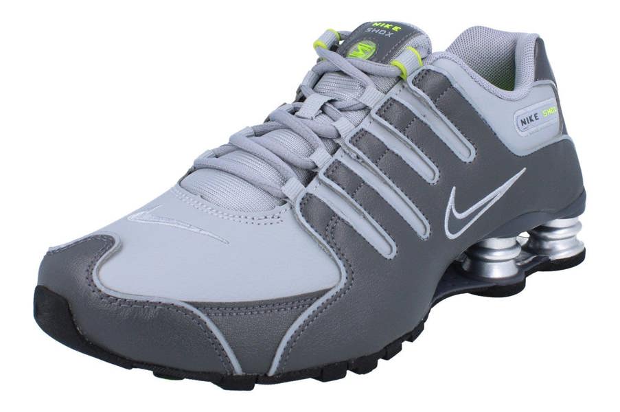 Nike Shox Nz Mens Running Trainers 378341 Shoes  009 - Dark Grey Wolf Grey 009 - Photo 0