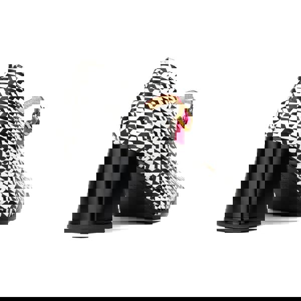 Embassy London Hyde - Pink & Hexa Print - Women's Leather Mary Jane Pump