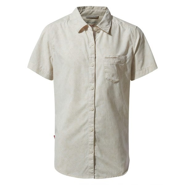 Craghoppers Womens/Ladies NosiLife Vanna Short Sleeved Shirt - Seasalt Print