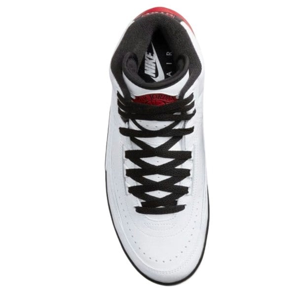 NIKE DX4400 106 Nike Air Jordan 2 Retro  WHITE/BLACK/RED TRAINER WOMENS UK 6.5
