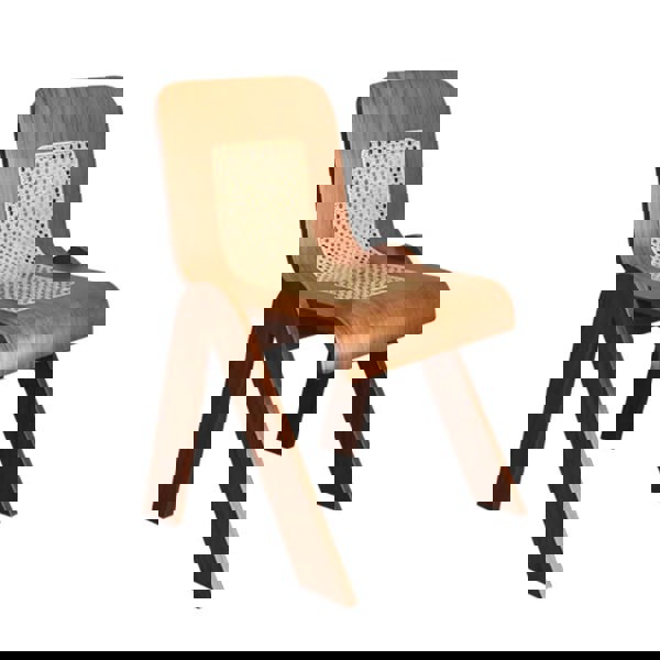 Nita Curved Rattan Dining Chair, Rubber Wood-Rit Concept-Rit Concept