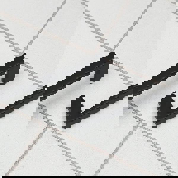 Handle & Home 160mm Matt Black Square D Handle