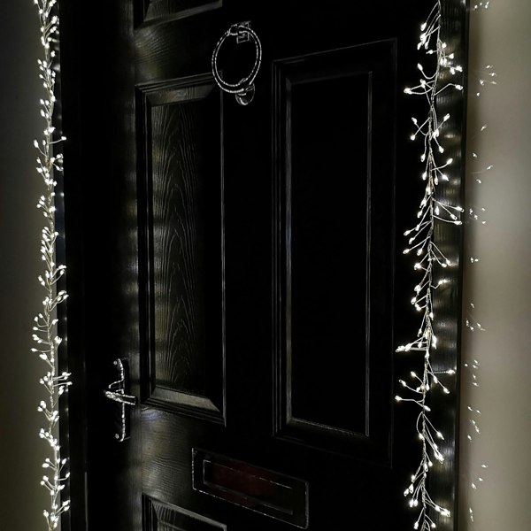 Samuel Alexander 5.5m 880 LED Indoor Outdoor Christmas Door Lights in Warm White