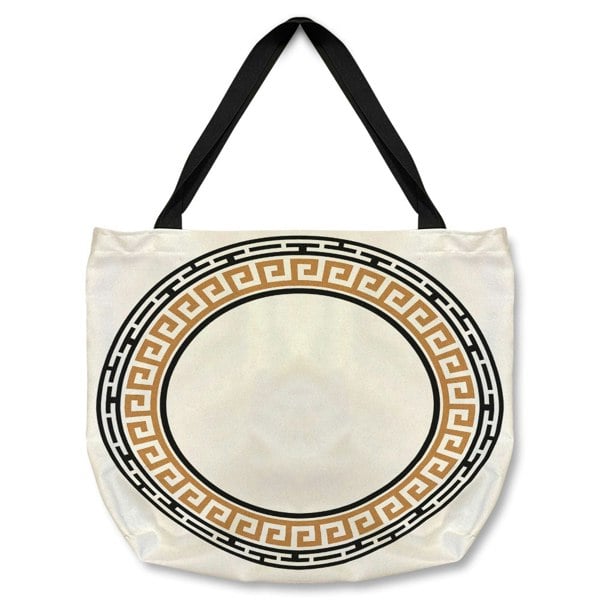 Benjamin Tate Design Greek Key Frame Tote bag