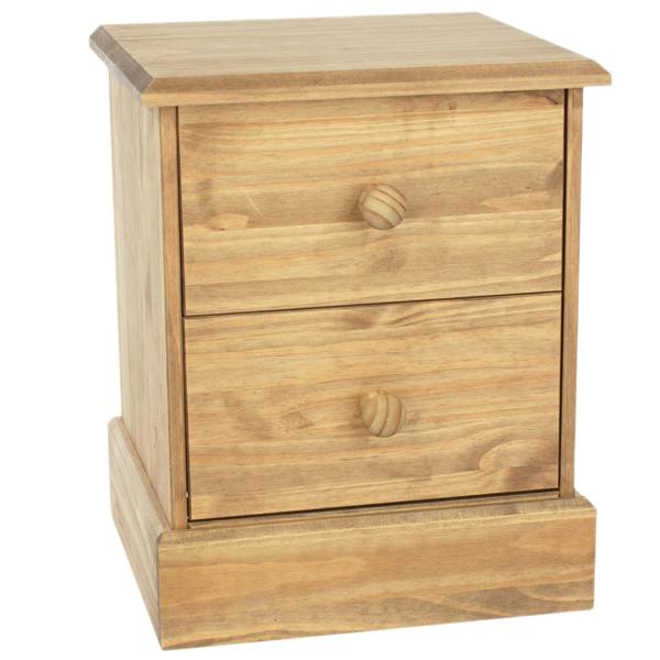 Core Products Cotswold 2-Drawer Bedside Cabinet