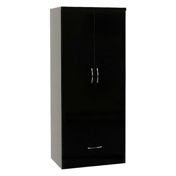 Seconique Nevada 2 Door 1 Drawer Wardrobe