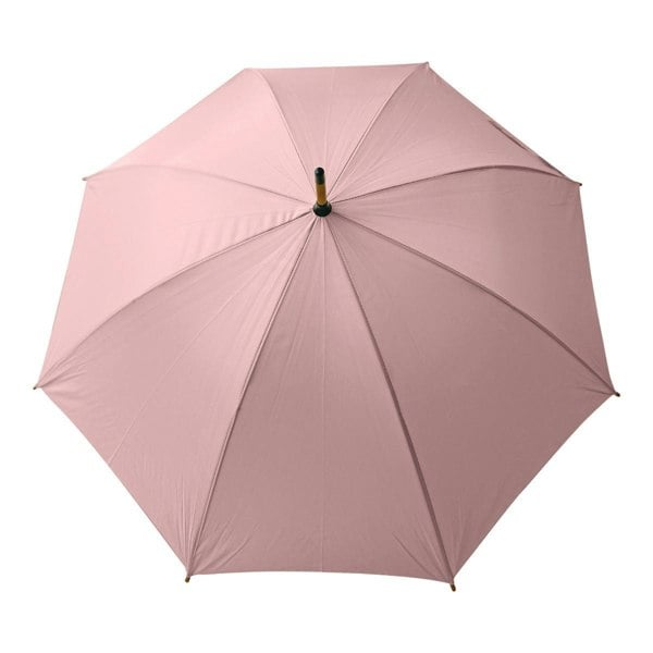 Jollybrolly Wood Stick Walking Umbrella - Blush Pink