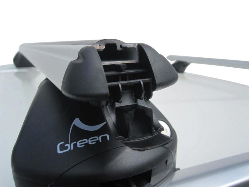 Green Valley Aerodynamic Roof Rack Bars fits Omoda 7, 2025+ on Flush Rails, Aluminium