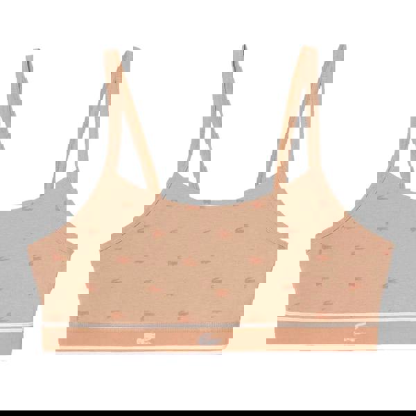 Lacoste Womens/Ladies Logo Cotton Stretch Bralette - Pink