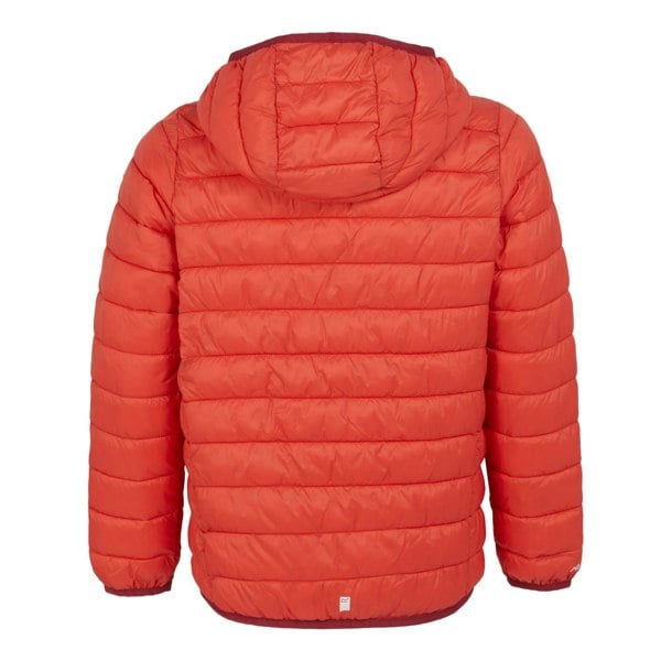 Regatta Childrens/Kids Marizion Hooded Padded Jacket - Red Sky/Mineral Red