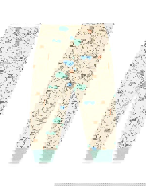 Gruffalo & Friends Unisex Kids Multicoloured Front Print Long Sleeve Long Leg Pyjama Set