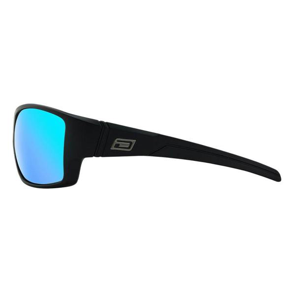 Dirty Dog HOODOO - Satin Black with Ice Blue Polarized Lens