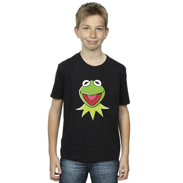 Disney Boys Muppets Kermit Head T-Shirt - Black