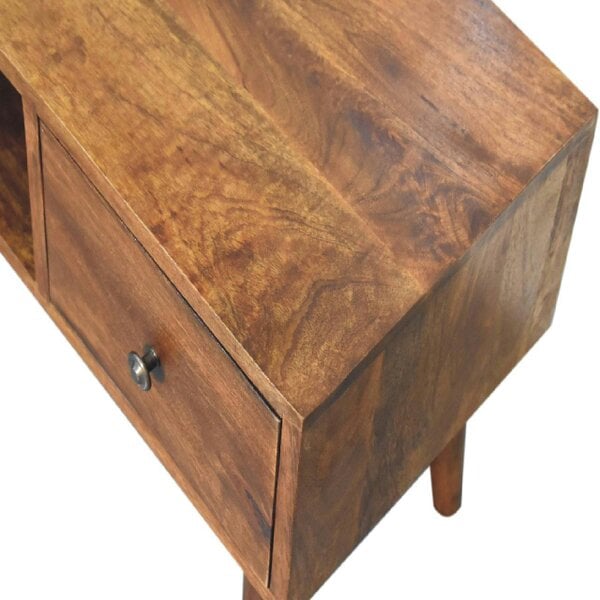 Wyld Haus Merano Classic Chestnut Mango Wood Coffee Table 2 Drawers and Shelf