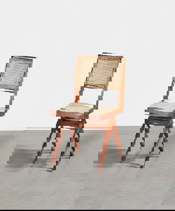 Caribbean Rattan Dining Chair, Oak-Weilai Concept