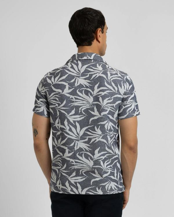 Steel & Jelly Oval - Leaf Jacquard Short Sleeve Shirt