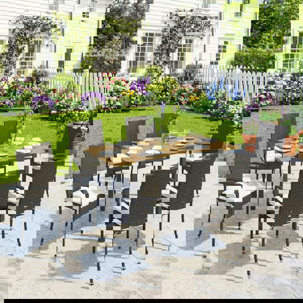 Patio Rattan Dining Set