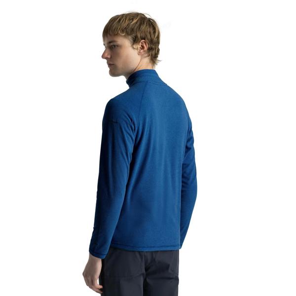 Trespass Mens Keynote Anti Pilling 1/4 Zip Fleece Top - Dark Navy - 