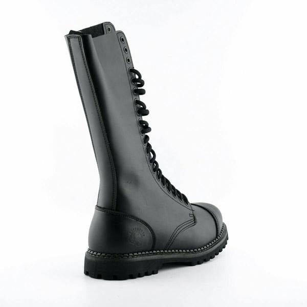 Grinders Unisex Black Punk Military Boots-King CS