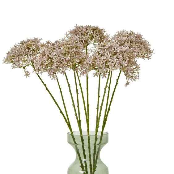 Wyld Haus Set of 3 Artificial Flowers Lilac Crown Hydrangea Stems