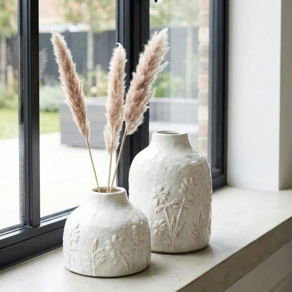 Garden Greatness Pippa Textured Ceramic Vase Pair