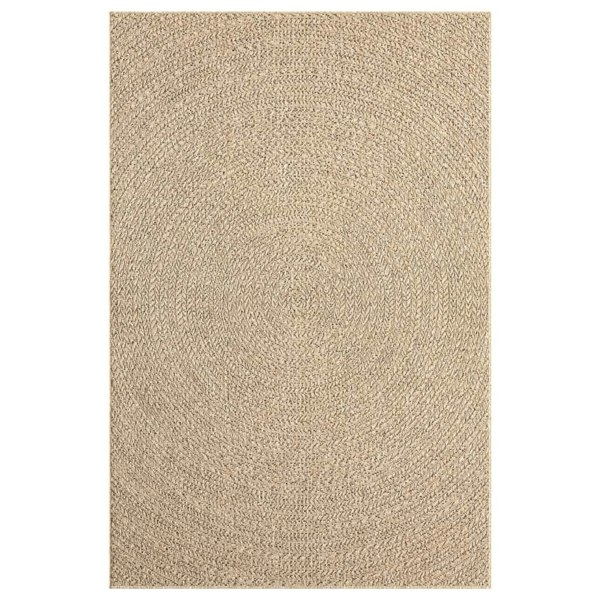 Berkfield Rug 120x170 cm Jute Look Indoor and Outdoor