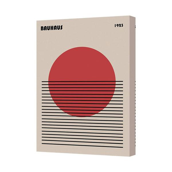Benjamin Tate Design Bauhaus Red Circle Sun Canvas Print 1923 Modern Art