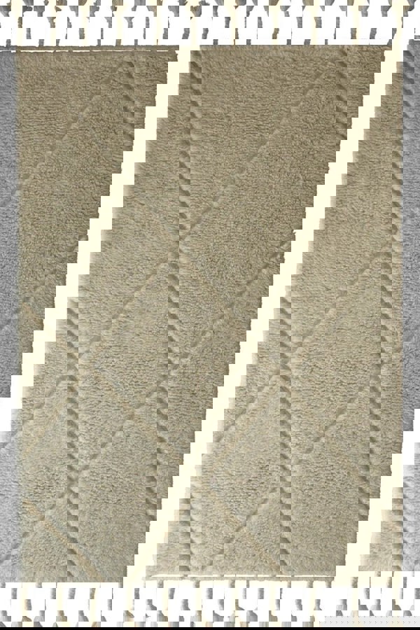 The Rugs Premium Berber Diamond Knotted Wool Rug | Luxury
