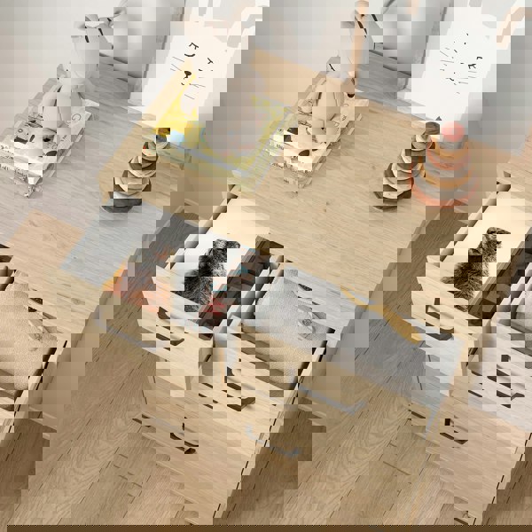 Furniture To Go Sofia Chest 3 + 2 Drawers Jackson Hickory