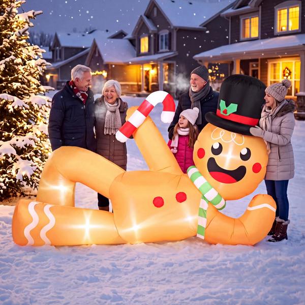 Inflatable Gingerbread Man
