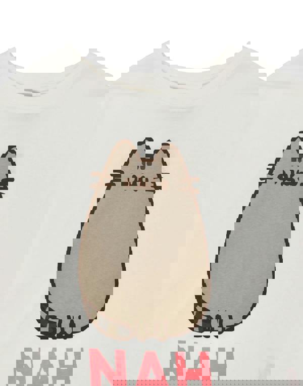 Pusheen Womens Off-White Pusheen The Cat Short Sleeve Long Leg Pyjama Set