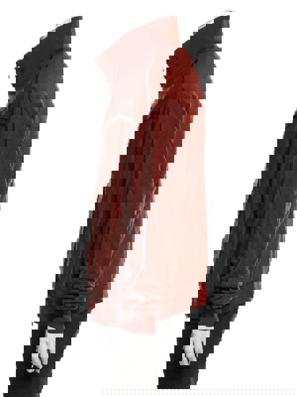 AMIRI JOHNNY VELOUR TRACK JACKET CLAY