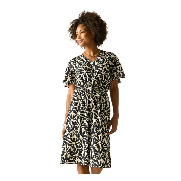 Regatta Womens/Ladies Elona Abstract Floral Midi Dress - Multicoloured - 