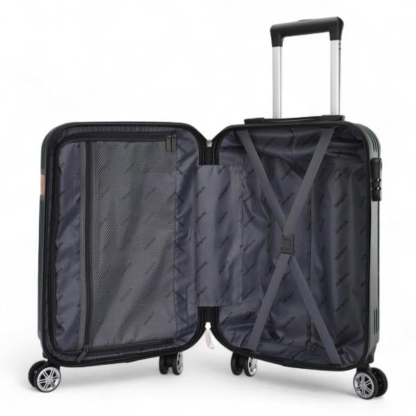 Infinity Luggage Hard Shell Cabin 36 x 22 x 56 cm ABS Suitcase Suitable for Easyjet, Ryanair, Wizzair